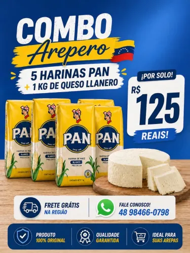 Combo harina pan 