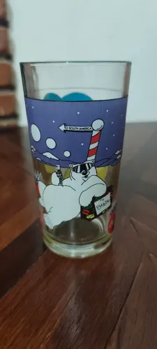 Copo Coca-Cola Urso Polar - 14 cm | Colecionável