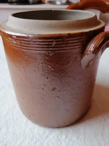 POTE ou RECIPIENTE em cerâmica, para sua cozinha, origem FRANÇA