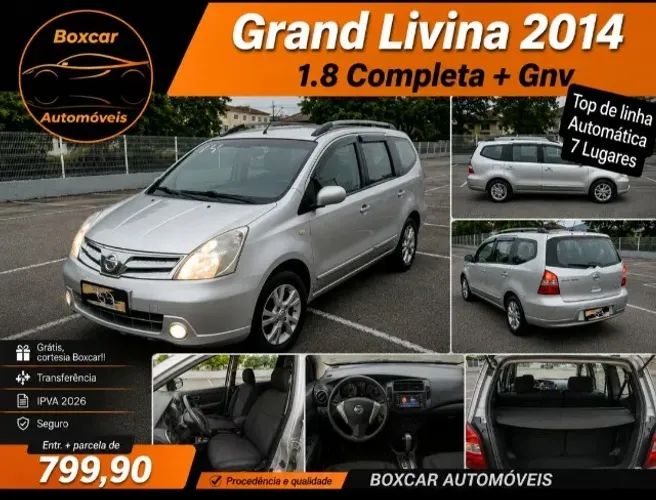 Nissan Livina Grand SL 1.8 16V Flex Fuel Aut. 2014