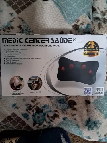 Travesseiro massageador elétrico usado 