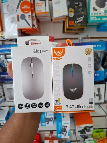 Mouse wireless e Bluetooth sem fio - entrega em slz e região 