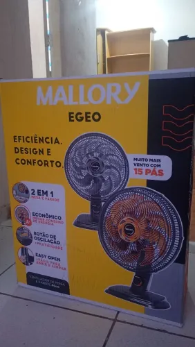 Ventilador de Mesa Mallory Egeo 15 Pás