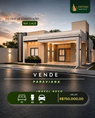 Imóvel novo alto padrão no PARAVIANA 