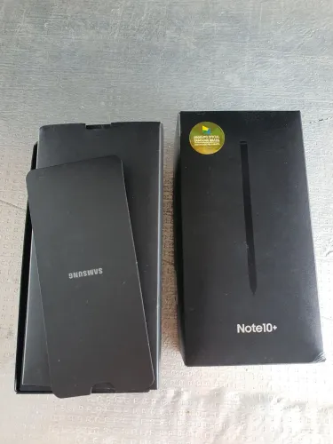 Caixa vazia samsung galaxy note10+ para valorizar seu telefone