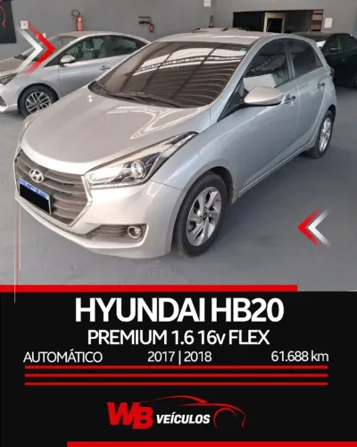 Hyundai HB20 Premium 1.6 Flex 16V Aut. 2018
