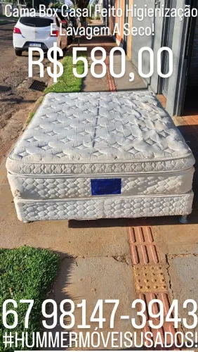 Vende - Se Cama Box Casal Feito Higienização E Lavagem A Seco!