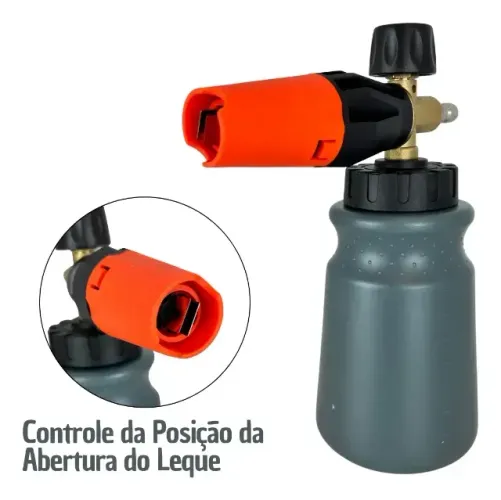 Snow Foam Pro Orange Gun Kers - Canhão Espuma c/ Engate Rápido