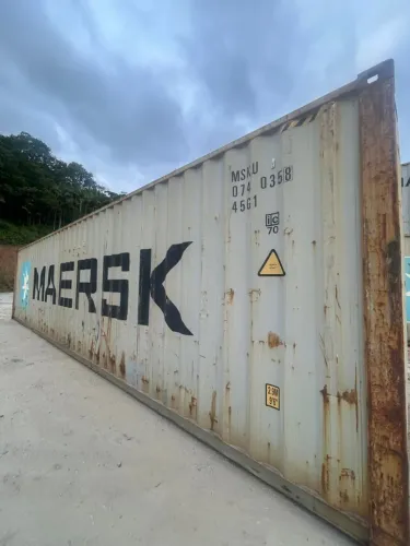 Container HC 12m usado - leia