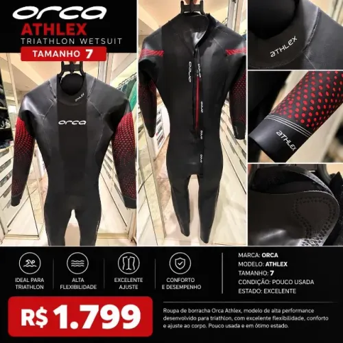 Roupa de Borracha Orca Atlhex Tamanho 7
