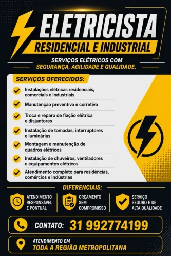 ? ELETRICISTA RESIDENCIAL E INDUSTRIAL ?