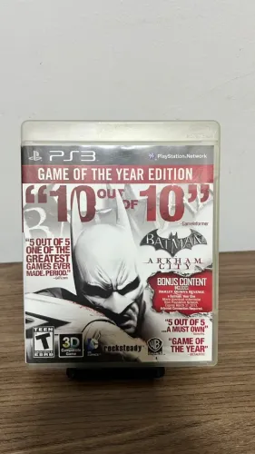 Jogo Batman Akham City - Game of the Year - PS3
