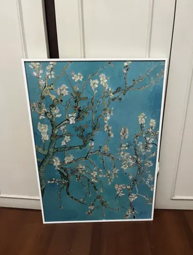 Quadro 50x70 com moldura branca