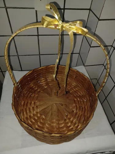 Kit 3 cestas grandes com alças altas