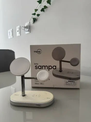 Carregador 3 em 1, wireless iplace - ORIGINAL