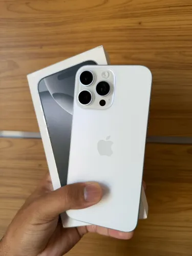 iPhone 16 Pro Max 256GB Branco | Impecável | Bateria 91%
