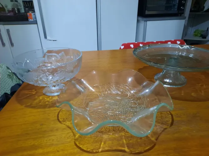 Fruteiras de vidro