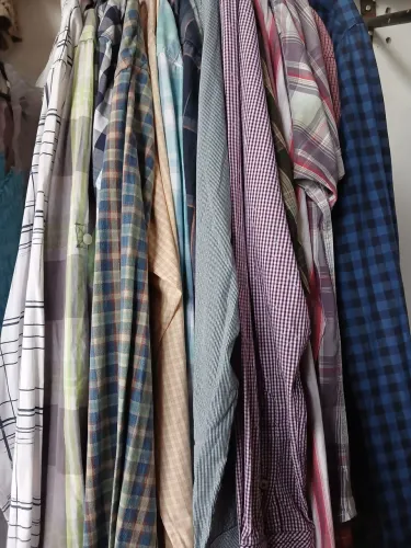 Camisas xadrez masculina p ao gg, tenho video delas