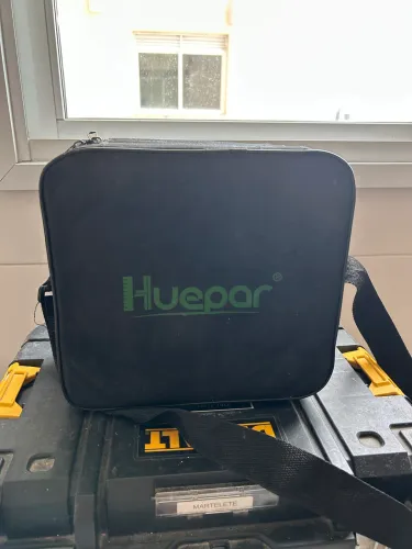 Vendo Nível a Laser 12 Linhas Verde HUEPAR, ideal para elétrica, drywall, porcelanato