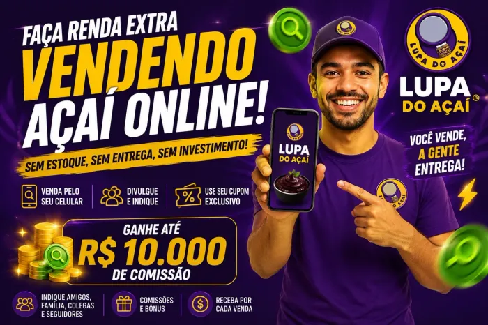 VAGA PARA VENDEDOR ATÉ R$10.000,00