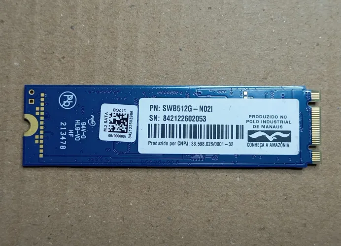 SSD NVMe 512Gigas Notebook Computador n Sata memória Samsung