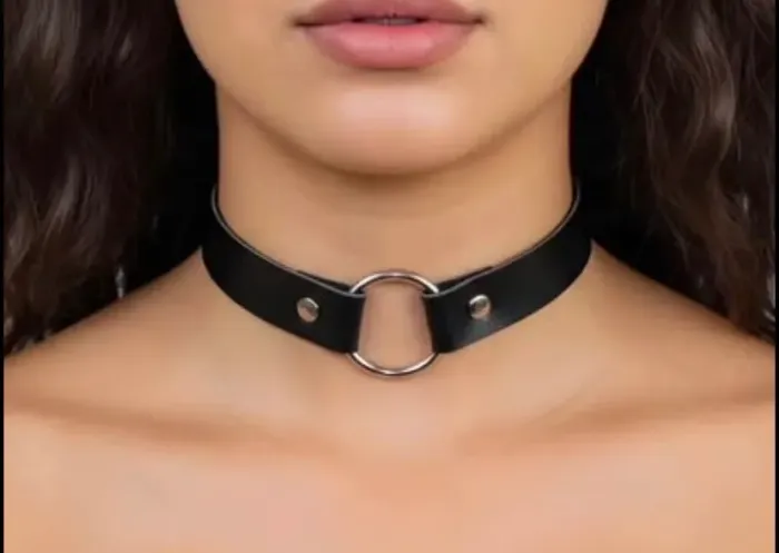 Choker Gargantilha Colar Egirl Punk Gótico Coleira - Argola