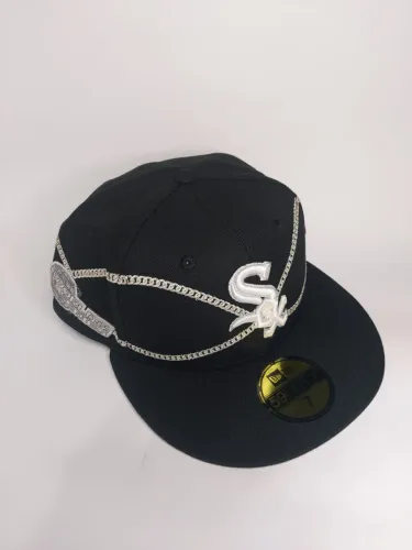 Boné Chicago white sox preto - New era - 59fifty  - Baseball - Mlb - world séries 