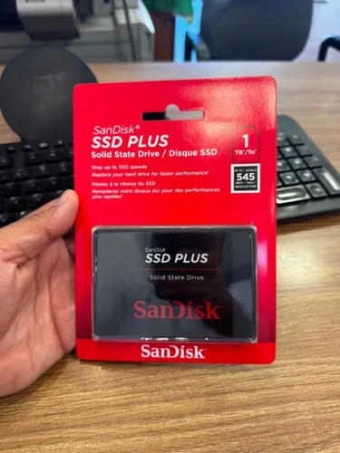 SSD SanDisk Plus 1TB SATA III - Novo e Lacrado | Pronta Entrega