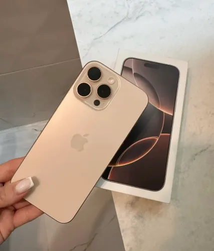 Iphone 16 pro max 256gb desert 06 meses de garantia 