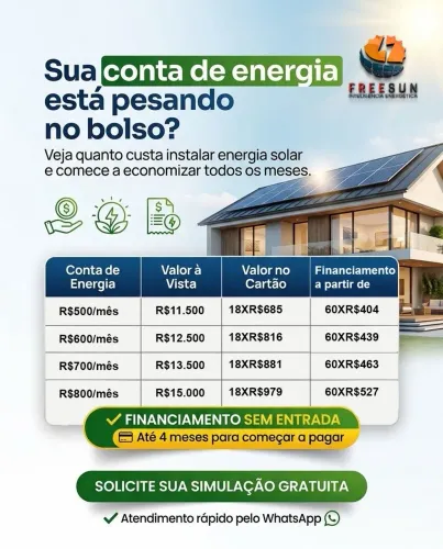 Energia solar acessível 