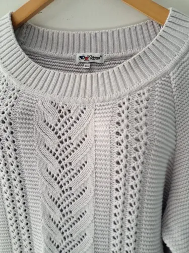 Blusa de fio tipo tricô tam gg
