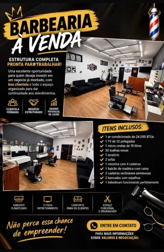 Vende-se Barbearia