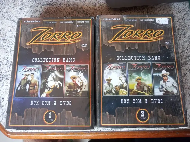 BOX DVDS Coleção Zorro Collection Bang 1 e 2 ( NOVO LACRADO )