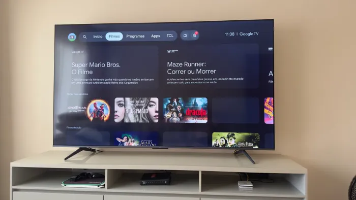 Smart TV TCL 85 4K QLED - Wi-Fi - Bluetooth - 3 HDMI - 1 USB