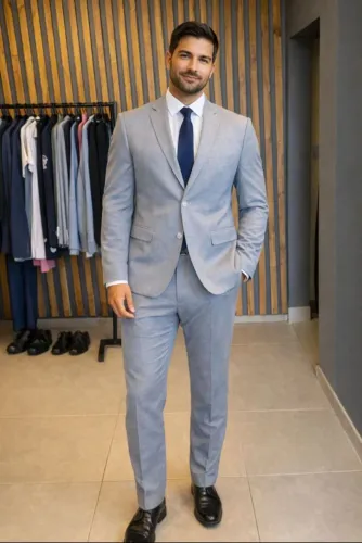 Terno tropical inglês novo 54 slim