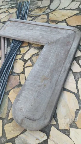 Bancada em madeita pra area gorme