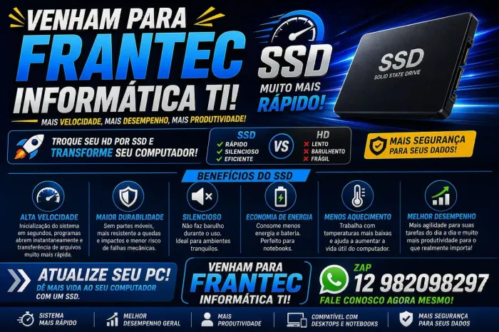 Manutenção em computadores e notebooks