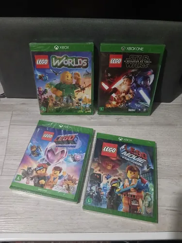 Xbox One - Coleção Lego Lacrado - Midia Física Star Wars - Lego Movie 1 e 2 - Lego Words