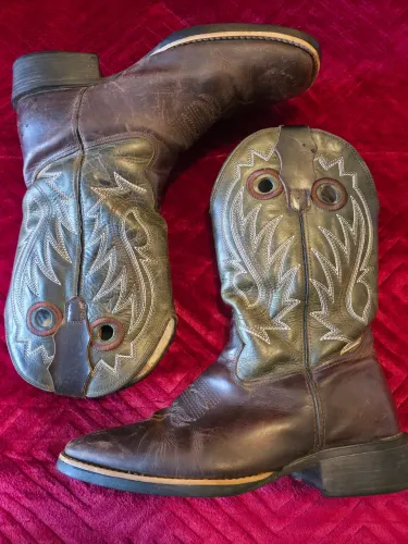 Bota texana Mr West couro legítimo
