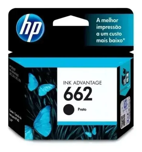 Cartucho De Tinta Hp 662 Preto