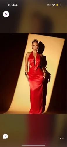 Vestido festa vermelho