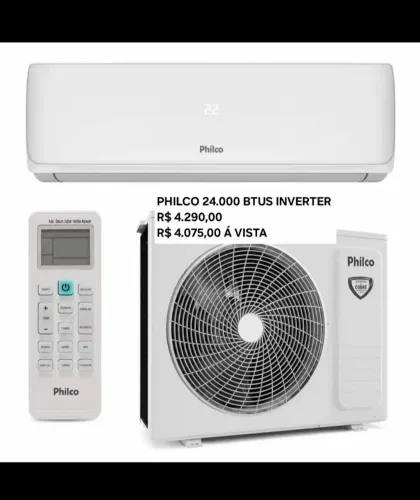 Ar condicionado PHILCO 24.000 BTUS. TEMOS A PRONTA ENTREGA.