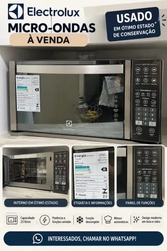 Microondas Electrolux inox 