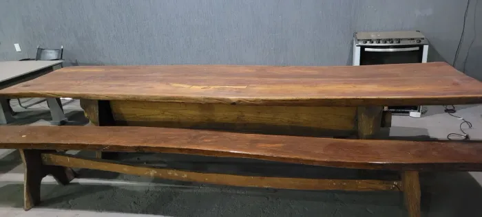 Mesa de madeira 4 metros