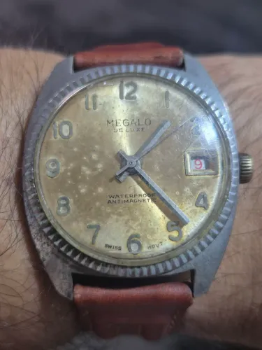 Relógio MEGALO DE LUXE WATERPROOF  À CORDA   -   REVISADO   