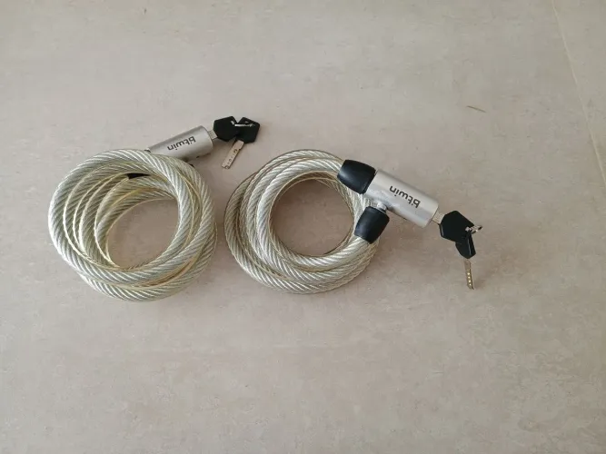 2 Cadeados Btwin Bicicleta Novo!!!