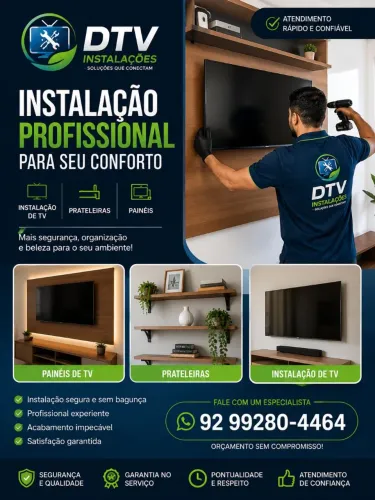 Instalação de Painel de Tv,,Suporte de Tv,prateleira 
