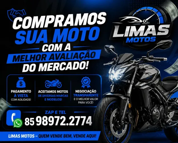 COMPRAMOS SUA MOTO COM A MELHOR AVALIAÇÃO DO MERCADO!