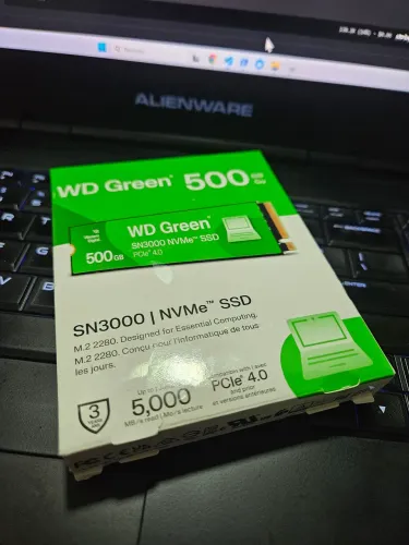 NVMe 500gb WD Green sem uso 5k up/down top