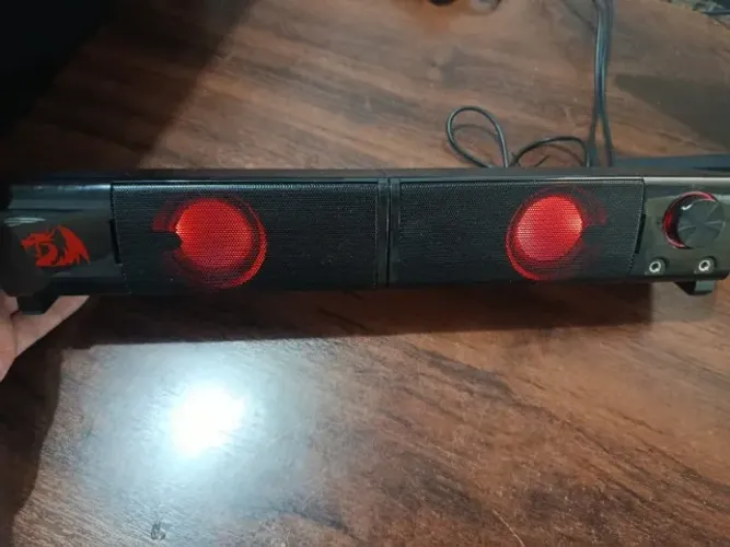 Soundbar Red Dragon Caixa de Som Gamer